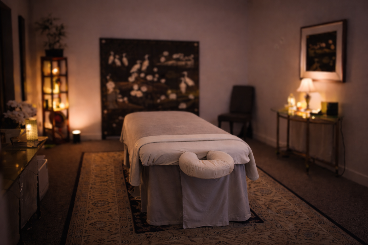 Private massage therapy room in Clarkston MI